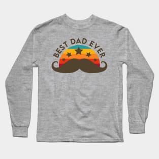 Vintage-Inspired Best Dad Ever Long Sleeve T-Shirt